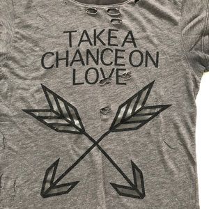 Wildfox Take a Chance on Love Tee XS